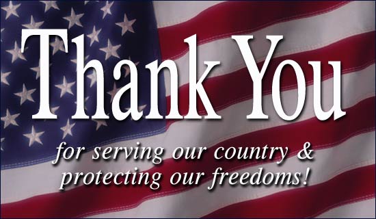 Veterans, Thank You!